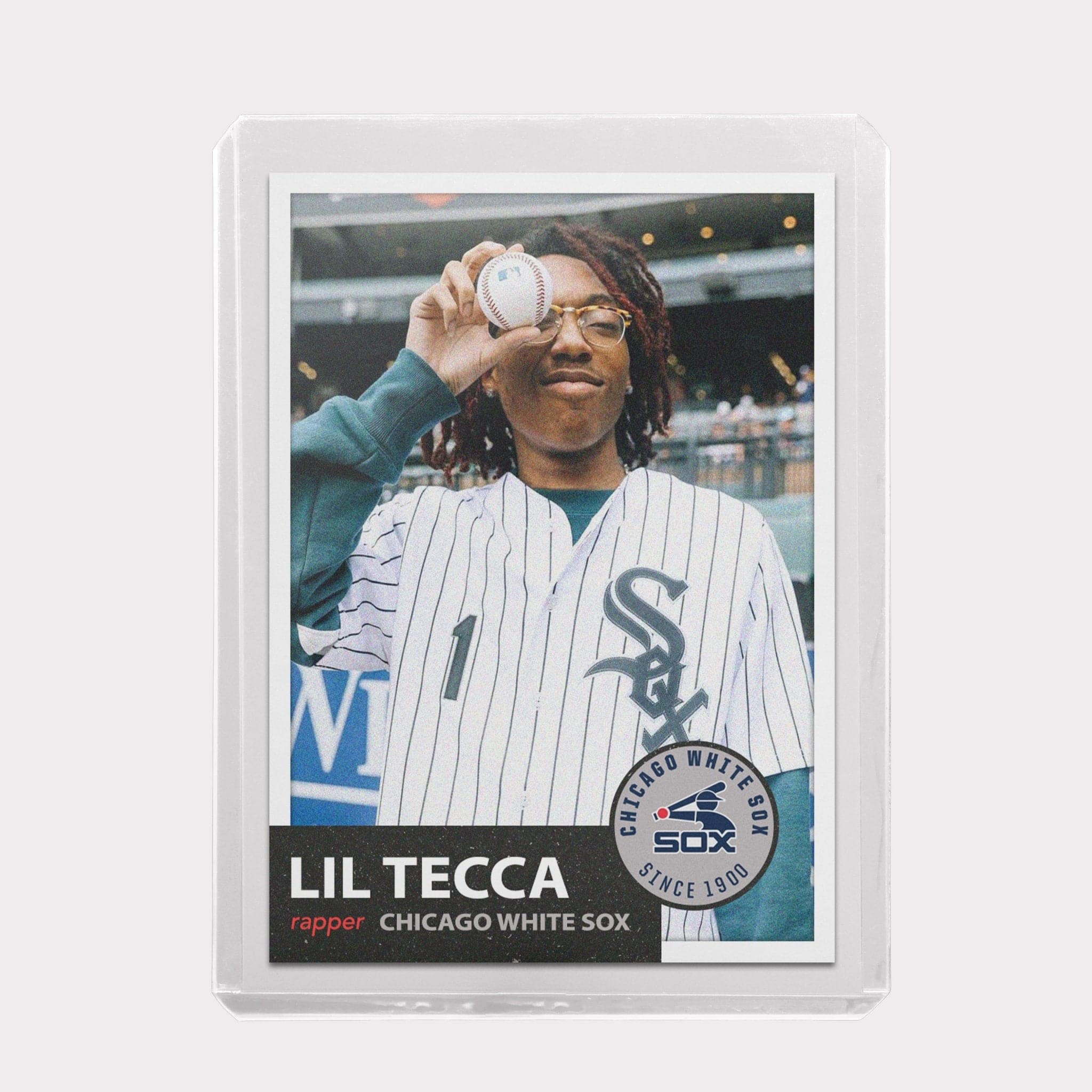 Lil Tecca Custom Baseball Card