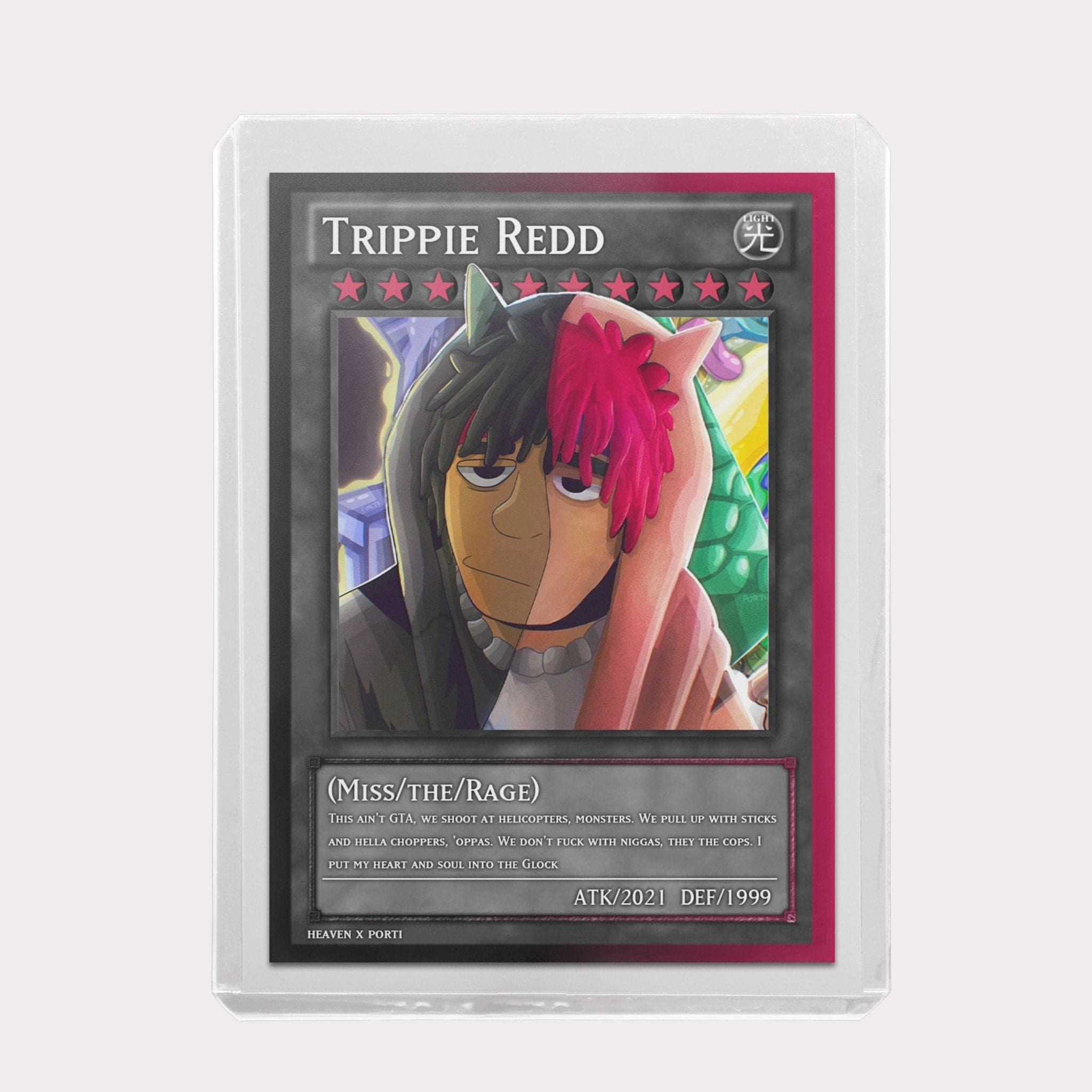 Custom 'Trippie Redd' Yugioh Card