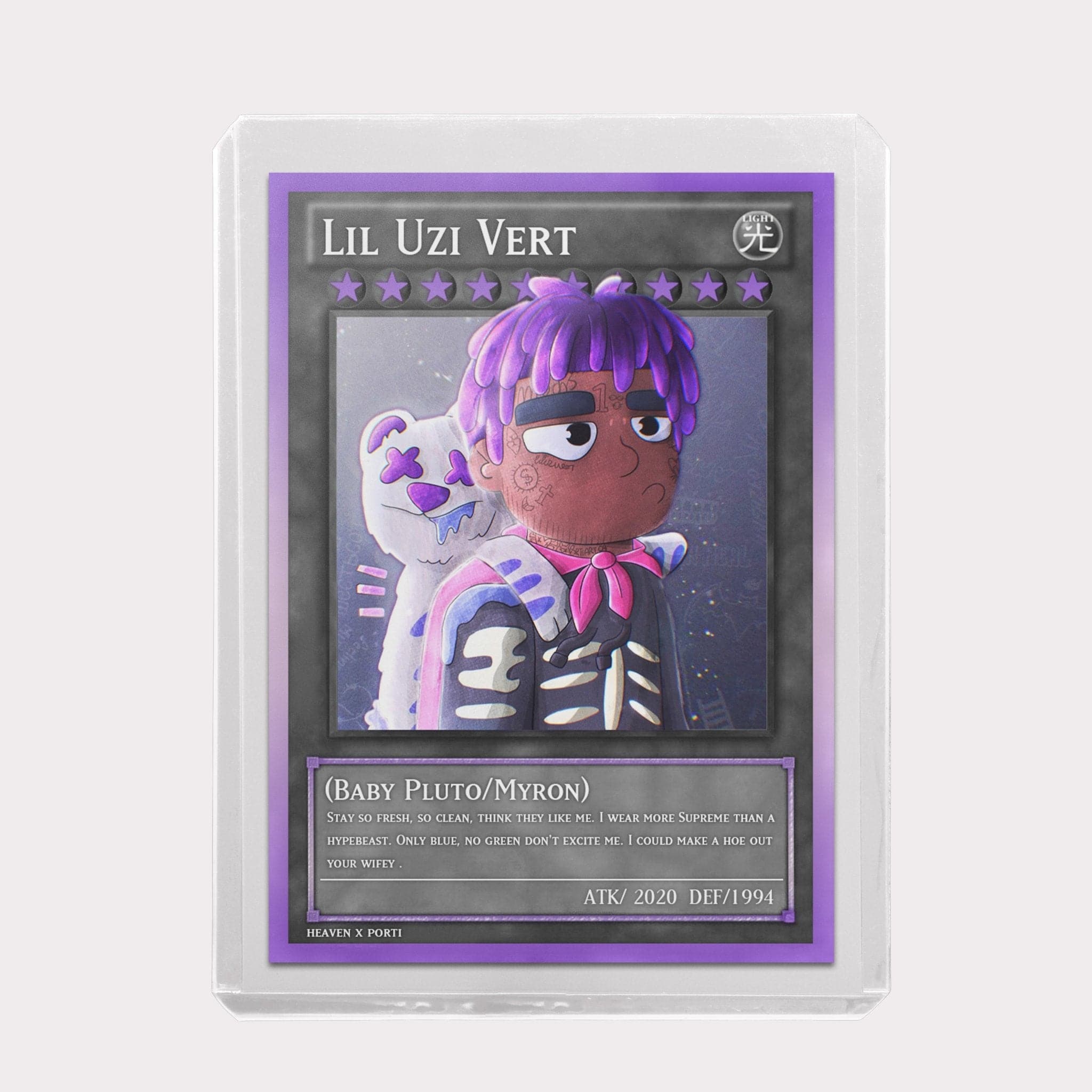Custom 'Lil Uzi Vert' Yugioh Card