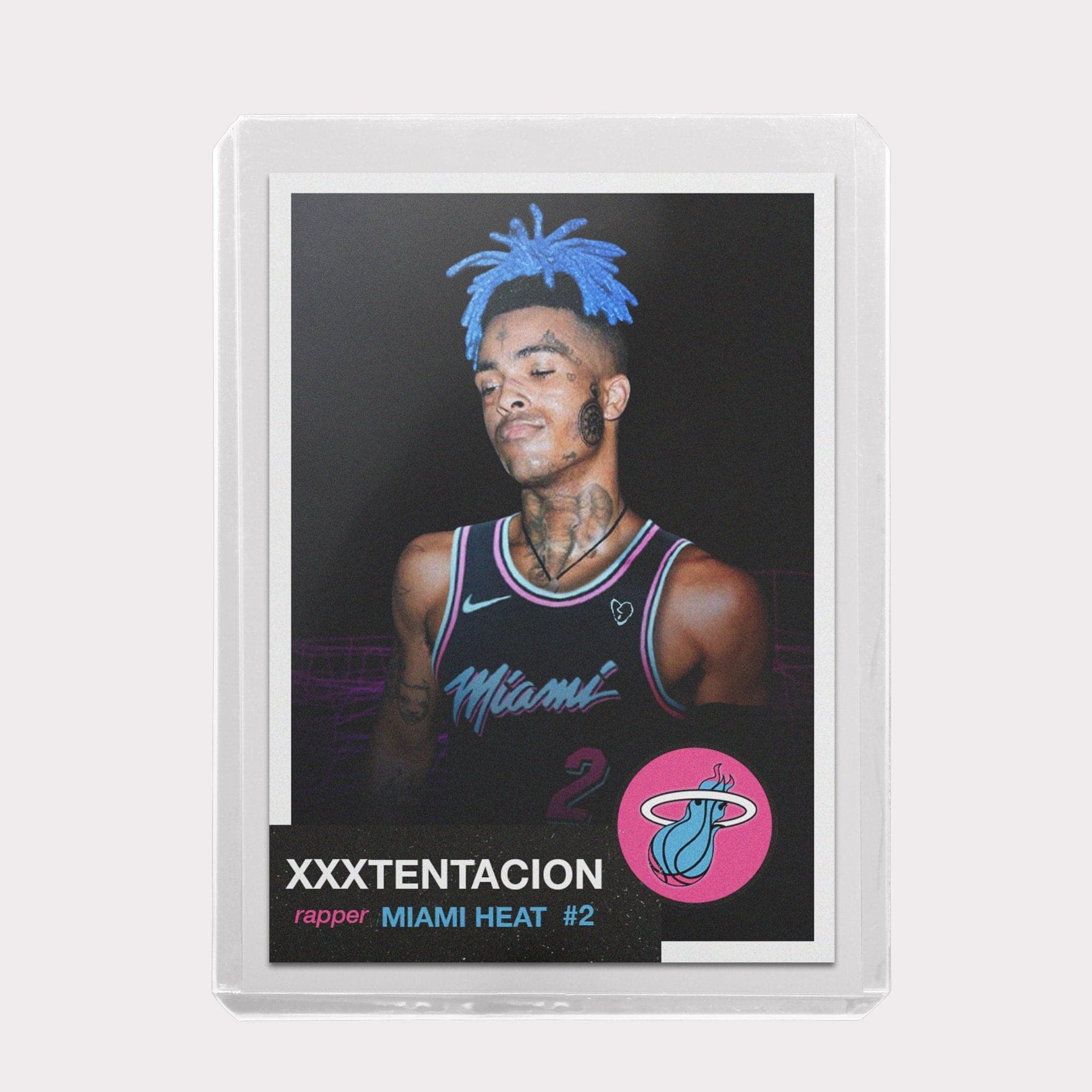 XXXTentacion Custom Basketball Card